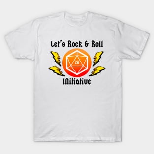 Dungeons & Dragons Rock and Roll Initiative T-Shirt